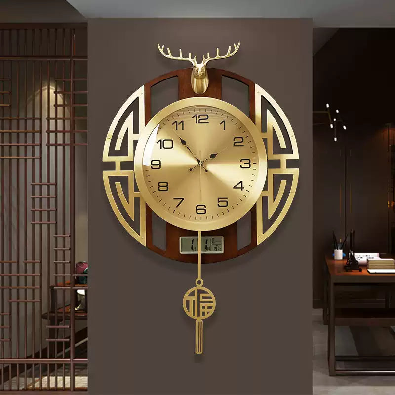 New Branded wall clock home living room creative decorative wall clock Chinese style